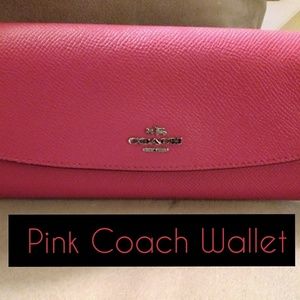 Pink Coach Wallet 💠